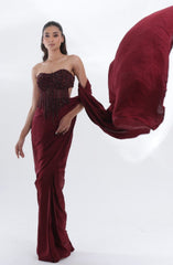 IMPERIAL WINE SAREE