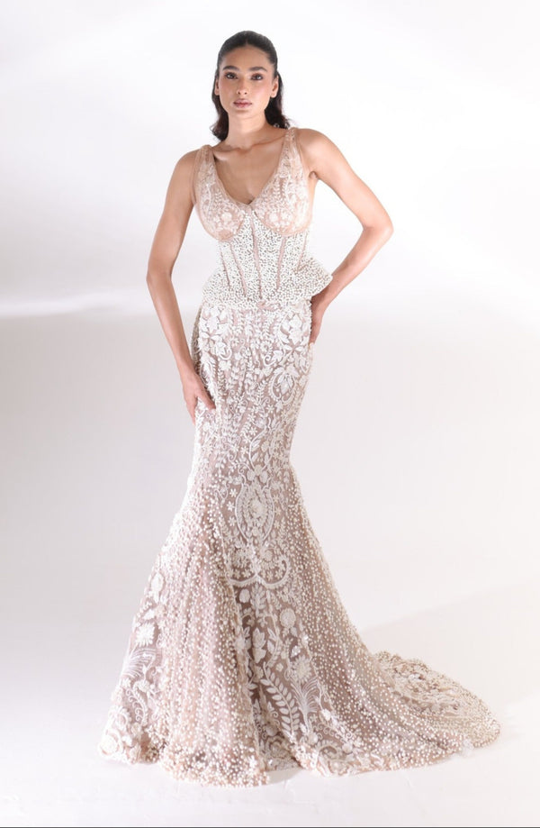 AURELIA PEARL MERMAID LEHENGA